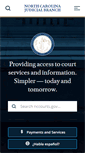 Mobile Screenshot of nccourts.org